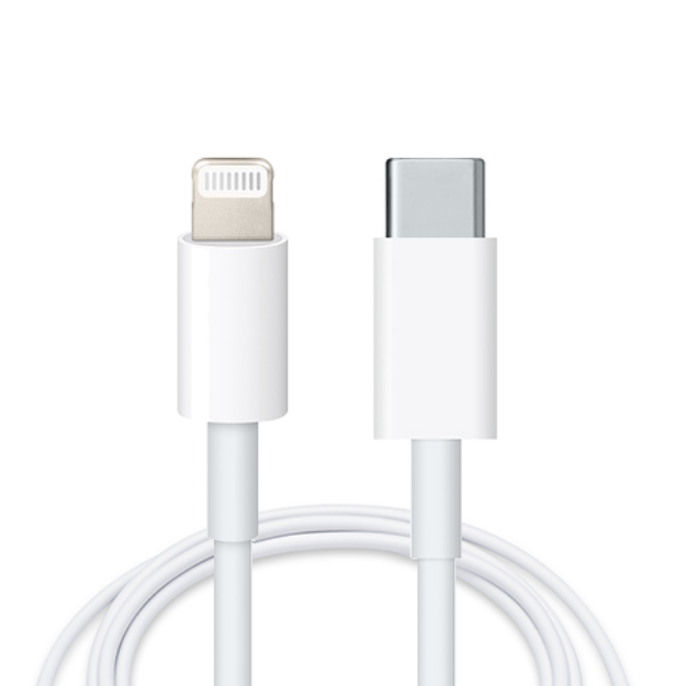 Picture of  Fast Charger Cable USB-C to Lightning for iPhone 14\ 13/12/12 PRO Max/12 Mini/11/11PRO/XS/Max/XR/X/8/8