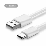 alt="Huawei Fast USB-C to USB Charging Cable 1 Meter White Cable"