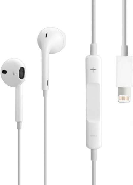 Picture of Apple Earphones for iPhone, Noise-Isolating Headphones for iPhone with  Lightning  Connector 14/13/12/11 Support All iOS System