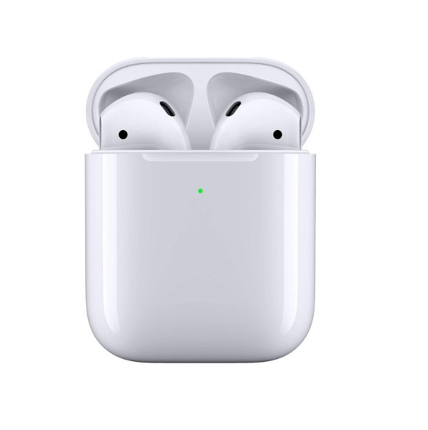 alt="Airpods (2nd Generation) With Wireless Charging Case For Apple iPhone"