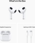 Picture of Brand New AirPods (3rd Generation) With Wireless Magsafe Charging Case For Apple iPhone - iPads - MacBook