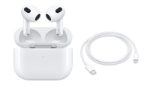 alt="Aripods 3rd Generation With Magsafe Charging Case And USB-C to Lightning Cable"