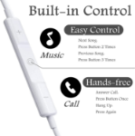 Picture of EarPods with Lightning Connector for Apple iPhone- with Microphone and Volume Control,Noise earphone Cancellation