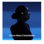 Picture of AirPods 4th  Generation with Active Noise Cancellation Bluetooth Headphones, Adaptive Audio, Transparency Mode USB-C Charging Case, Wireless Charging, H2 Chip