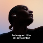 Picture of AirPods 4th  Generation with Active Noise Cancellation Bluetooth Headphones, Adaptive Audio, Transparency Mode USB-C Charging Case, Wireless Charging, H2 Chip