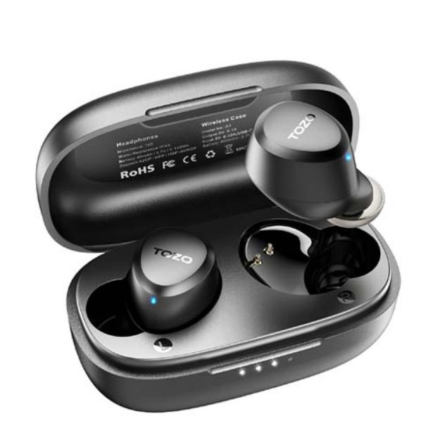 Picture of Wireless Earbuds, Bluetooth 5.3, APP EQ Setting, 30H Playtime, HiFi Stereo, IPX5 Waterproof, Lightweight Design