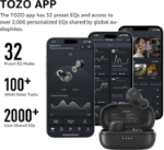 Picture of Wireless Earbuds, Bluetooth 5.3, APP EQ Setting, 30H Playtime, HiFi Stereo, IPX5 Waterproof, Lightweight Design