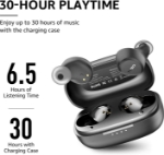 Picture of Wireless Earbuds, Bluetooth 5.3, APP EQ Setting, 30H Playtime, HiFi Stereo, IPX5 Waterproof, Lightweight Design