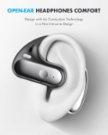 Picture of Open Ear Headphones, Wireless Bluetooth 5.3, Ergonomic Ear Hooks, HIFI Sound, 4 Mics for Clear Calls, Perfect for Running