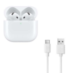 Picture of AirPods 4th  Generation with Active Noise Cancellation Bluetooth Headphones, Adaptive Audio, Transparency Mode USB-C Charging Case, Wireless Charging, H2 Chip