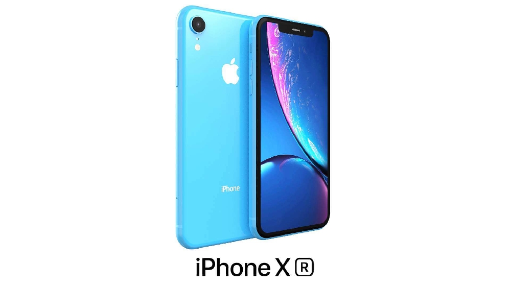 Apple iPhone XR Blue 3D Model